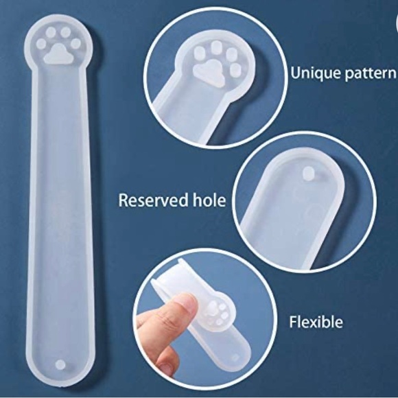 6 Bookmark Silicone molds (new) - Picture 3 of 4